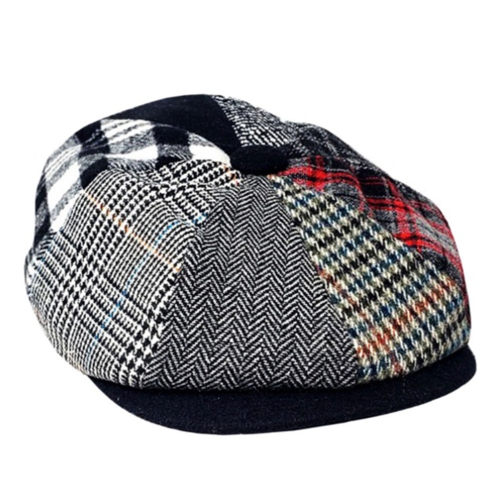 Patchwork Newboys Style Hat - image 5